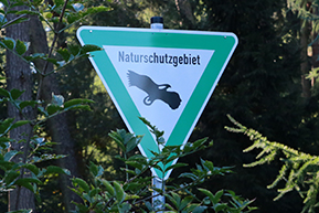 Schild Naturschutzgebiet